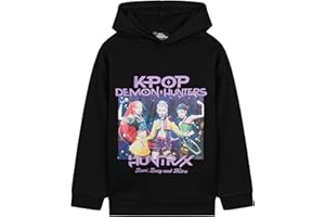 KPop Demon Hunters Hoodie for Girls Teens, Officially Licensed Warm Sweatshirt Pullover Cozy Hoodies Gifts for Girls