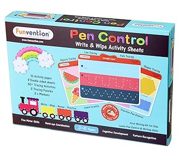 and Wipe Activity Sheets Game 