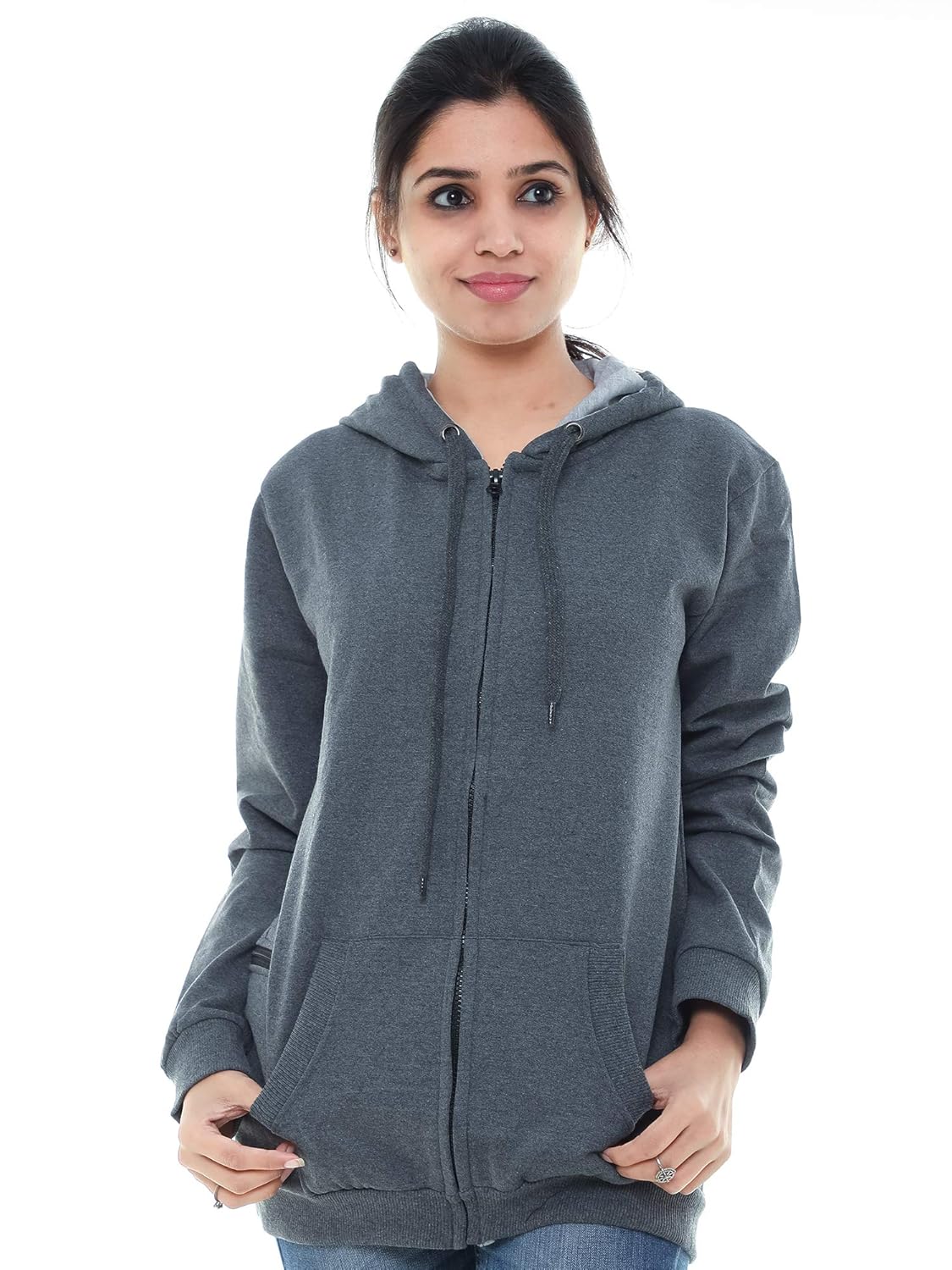 easy 2 wear &reg; womens jackets/pullover (size s to 5xl) grey