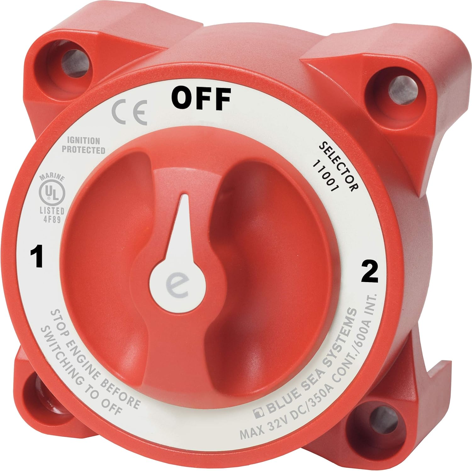 Blue Sea 9001E E-Series Battery Switch : Boating Battery Switches : Sports & Outdoors