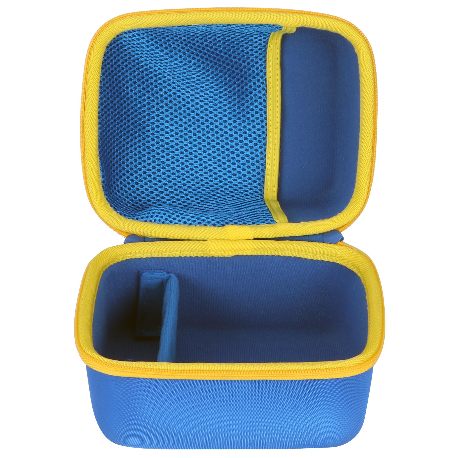 Lebakort Hard Case Compatible with Yoto Player Kids Bluetooth Speaker Kids Audio Music Children Player Audiobook Cards Radio (Pink + Off White Case)