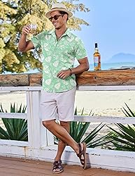 COOFANDY Hawaii Essentials for Vacation Island
