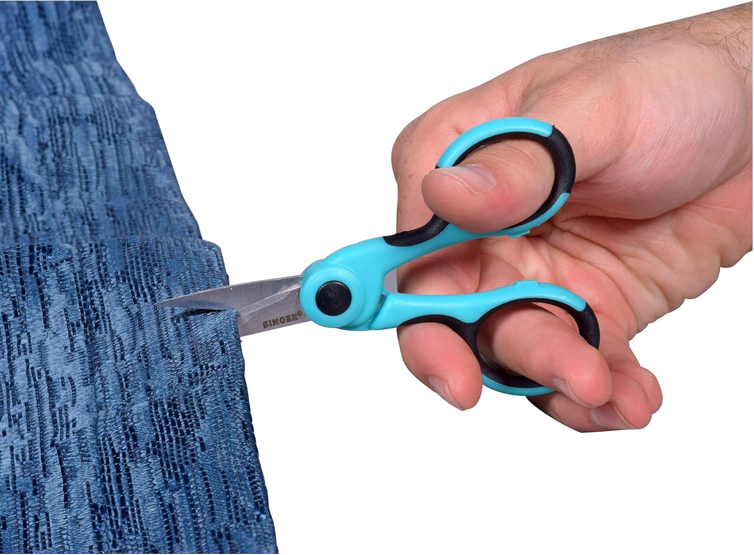 SINGER 00557 4-1/2-Inch ProSeries Detail Scissors with Nano Tip, Teal