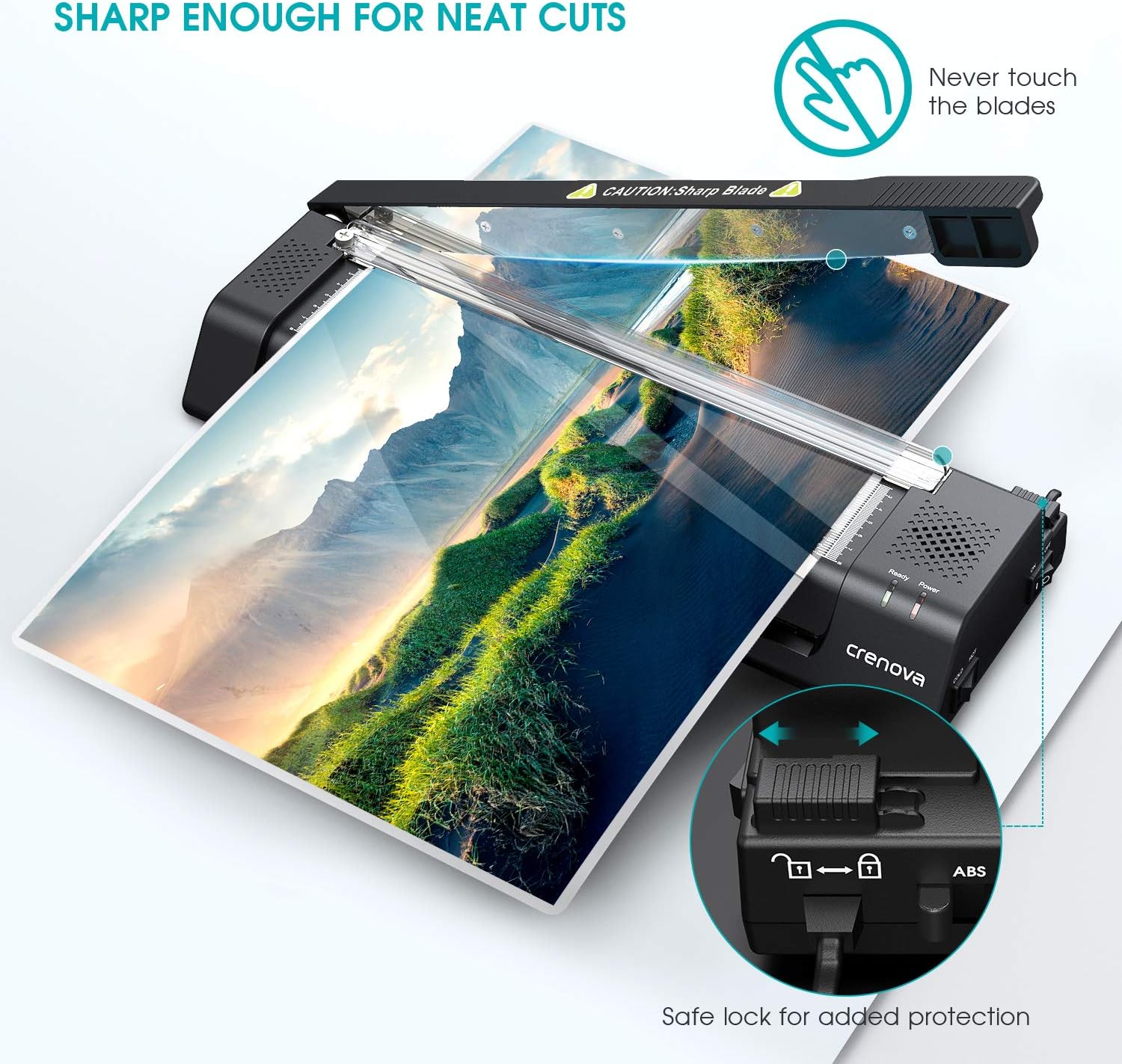 Crenova A3 Laminator with Paper Cutter and 40 thermal laminating