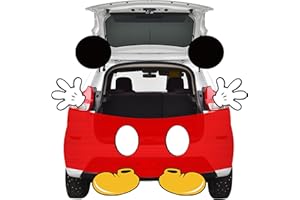 Aginc Berry Halloween Trunk or Treat Mouse Ear Outdoor Decoration Kit, Mouse Ear with Hand Feet and 1PCS Tablecloth Exterior Outdoor Decoration, Halloween Car Archway Entryway Window Garage Decoration