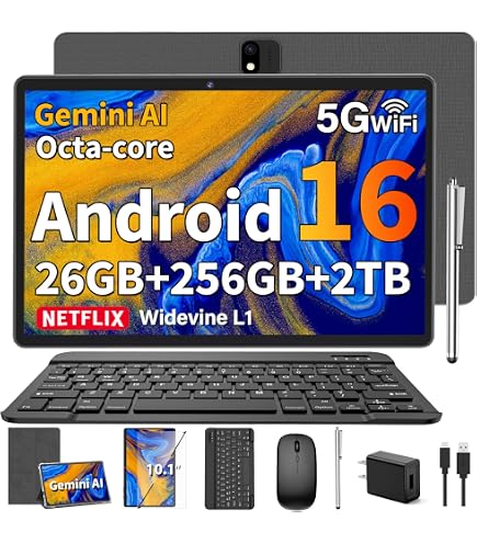 Amazon.com : Android 16 Tablet 10 inch - Tablet with 32GB+256GB+