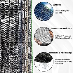 SUNNY GUARD 40% 6.5x16.5ft Shade Cloth for