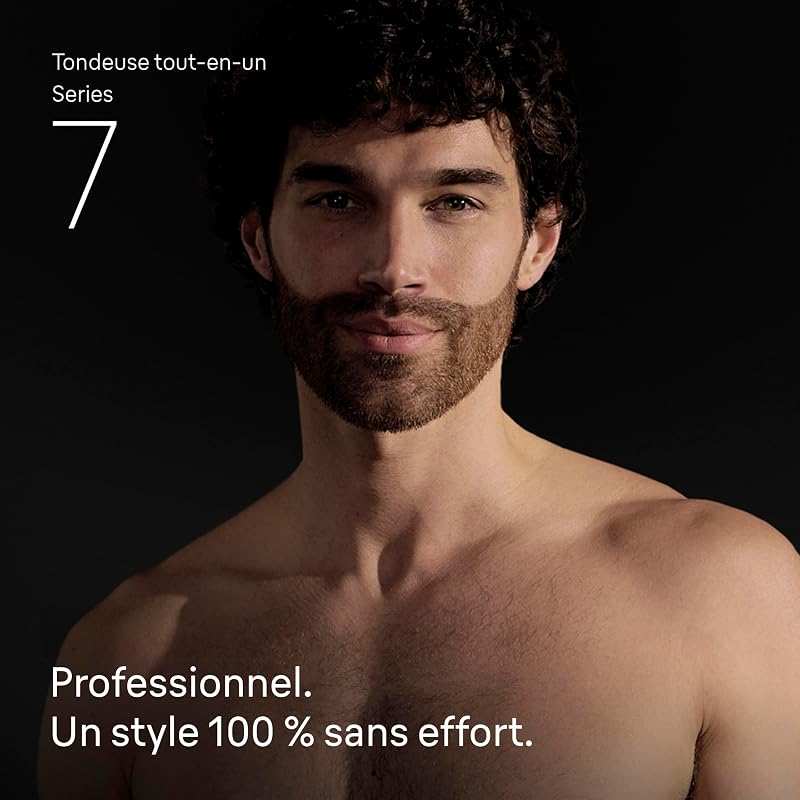 Tondeuse Electrique Homme, Tout-en-Un Series 7 AIO7545 12-en-1, Grise