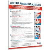 ZOCO &ndash; Spanish Choking First Aid Poster &ndash; Heimlich Maneuver Chart Spanish for Infant, Child, Adult &ndash; Laminated 17x22 &ndash; Safety Sign for Restaurants, Schools, Workplaces