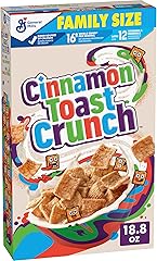 Cinnamon Toast Crunch Breakfast Cereal, Crispy Cinnamon Cereal, Family Size, 18.8 oz