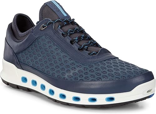 ecco blue trainers