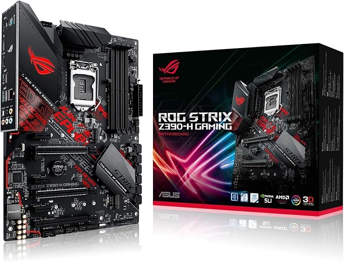 Amazon Asus Rog Strix Z390 Hゲーミングlga1151 Intel 8thおよび9th Gen Atx Ddr4 Dp Hdmi M 2 Usb 3 1 Gen2ギガビットlanマザーボード Asustek マザーボード 通販