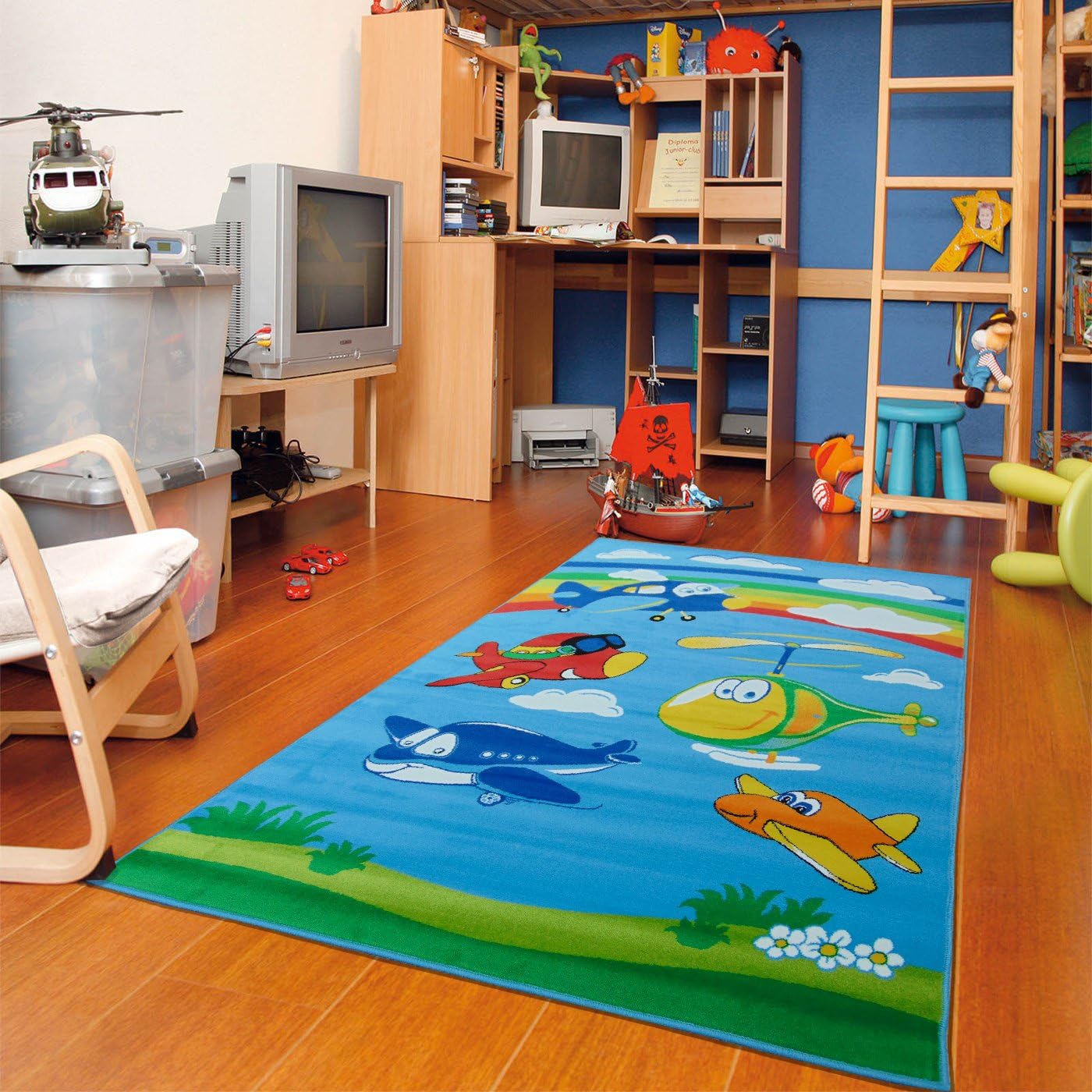 airplane rug for nursery