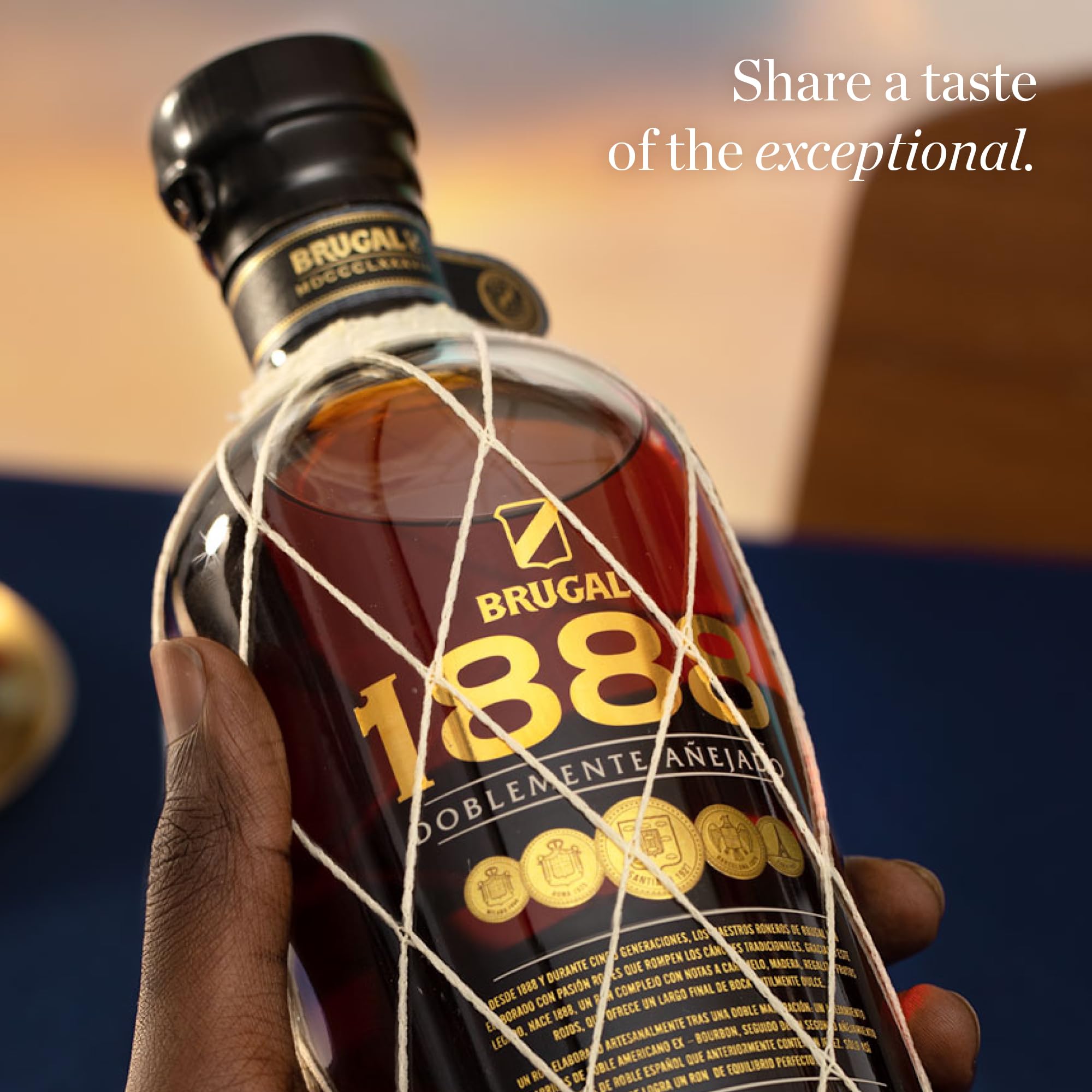 Brugal 1888 | Dominikanischer Premium Rum | zweifach gelagert für ein komplexes Aroma | 40% Vol | 700ml Einzelflasche 6
