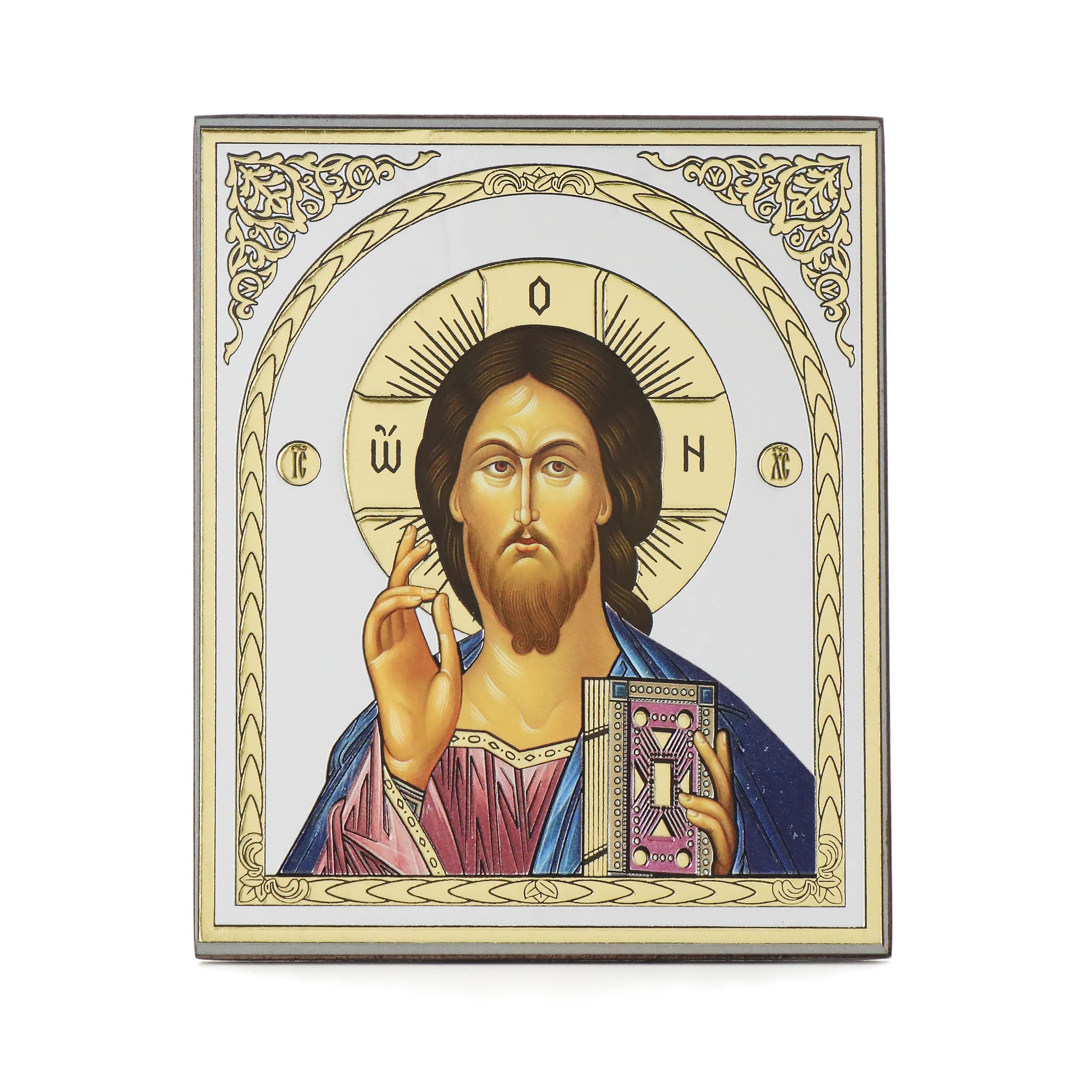 NKlaus Jesus Christ 11352 Wooden Icon 10 x 12 cm Christian Orthodox