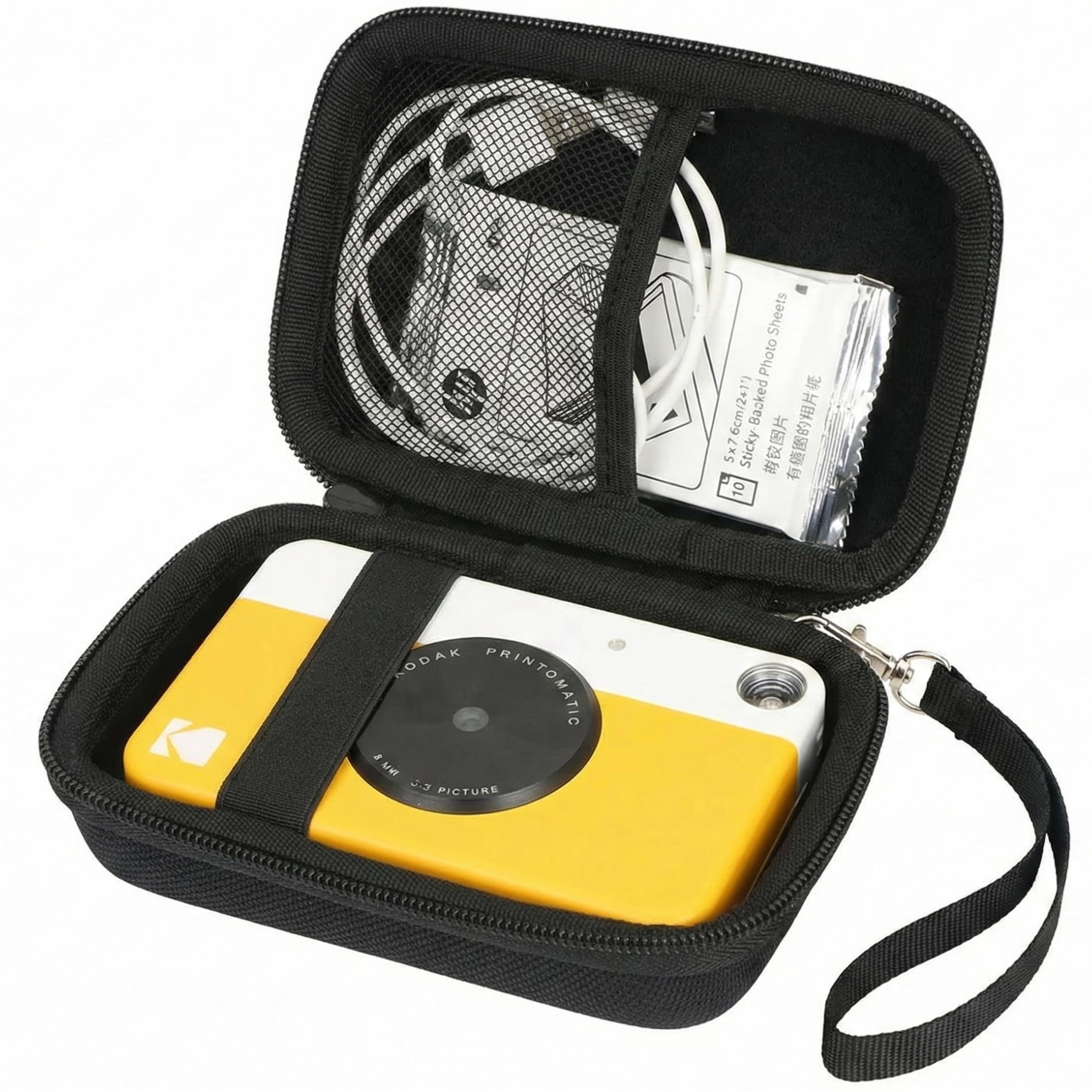Khanka Case for Kodak Printomatic+/Printomatic Instant Portable Photo Printer,Hard Travel Carrying Storage Bag with Carry Handle,Case Only