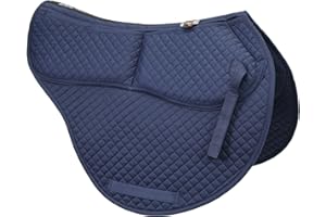 ECP Equine Comfort Products All Purpose Contoured Correction Saddle Pad with Adjustable Memory Foam
