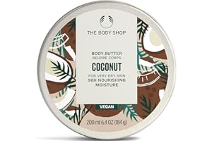 The Body Shop Coconut Body Butter – Nourishing & Moisturizing Skincare for Very Dry Skin – Vegan – 6.75 oz