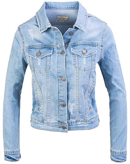 Rock Creek Damen Jeans Jacke Übergangs Jacke D-401