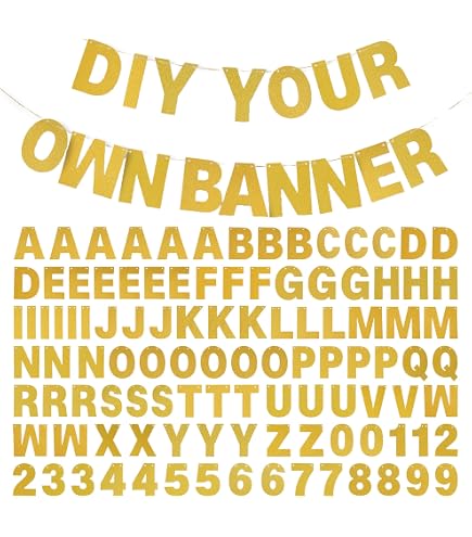 Creative Converting Striscione Con Lettere A Tema Campeggio, Banner Di Plastica Multicolore Per Feste Di Compleanno, 15x20 Cm - 5