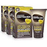 Just For Men Control GX Grey Reducing Shampoo for Lighter Shades of Hair, Blonde to Medium Brown, Gradually Colors Hair, With
