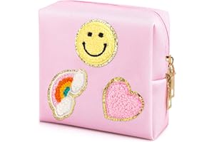 airogym Period Bag for Women, Sanitary Napkin Storage Bag, Functional PU Leather Sanitary Pad Bags for Panty Liners, Tampons, Menstrual Cup Pouches, Sanitary Pads Organizer with Zipper