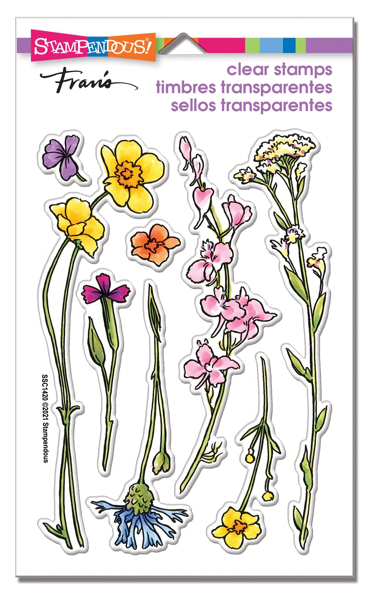 Stampendous Wildflowers PCS