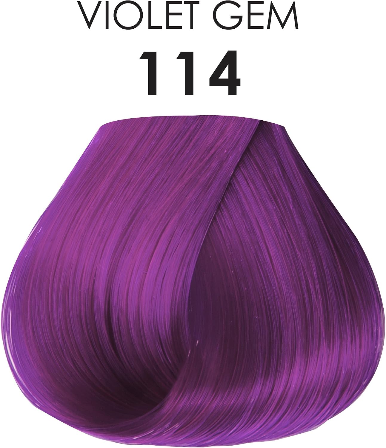 Adore Shining Semi Permanent Hair Colour, 114 Violet Gem, 118 ml (Pack of 1) - Image 3