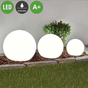 Lindby 3er Set Led Solarleuchten Lago Spritzwassergeschutzt Modern In Weiss 3 Flammig A Inkl Leuchtmittel Solarlampe Solarleuchte Garten Amazon De Beleuchtung
