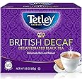Tetley British Blend Premium Decaf Black Tea, Decaffeinated Tea, 40 Tea Bags (Pack of 6), Rainforest Alliance Certified