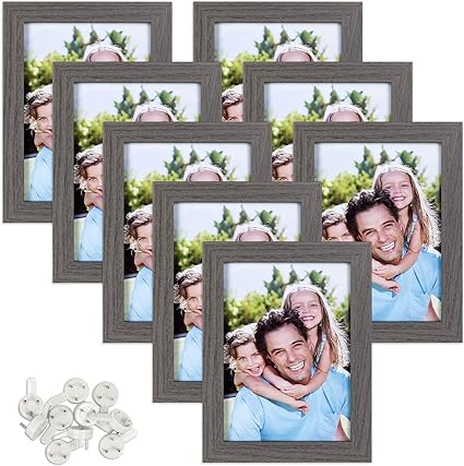 Sindcom 5x7 Picture Frame Grey Wood Textured Photo Frames Collage With Mat And Glass Face Mounting Hardware Included For Wall Or Tabletop Display Set Of 8 Amazon Co Uk Kitchen Home Sindcom 5x7 Picture Frame Grey Wood Textured Photo Frames Collage With Mat And Glass Face Mounting Hardware Included For Wall Or Tabletop Display Set Of 8 Amazon Co Uk Kitchen Home