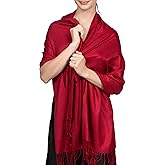 Achillea Soft Silky Pashmina Scarf for Women – Shawl Wrap for Evening Dresses, Bridesmaids, Weddings & Everyday Wear