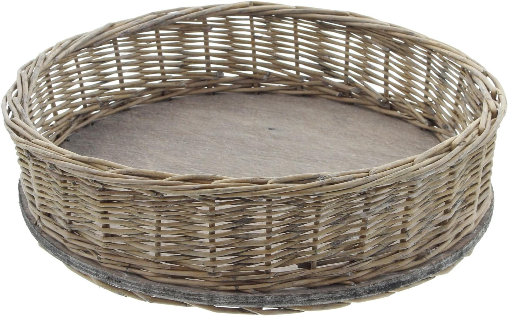 FRANK FLECHTWAREN Round Tray Basket