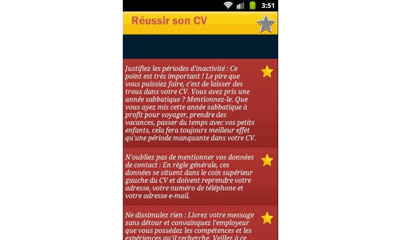 Amazon Com Cv Professionnel Appstore For Android