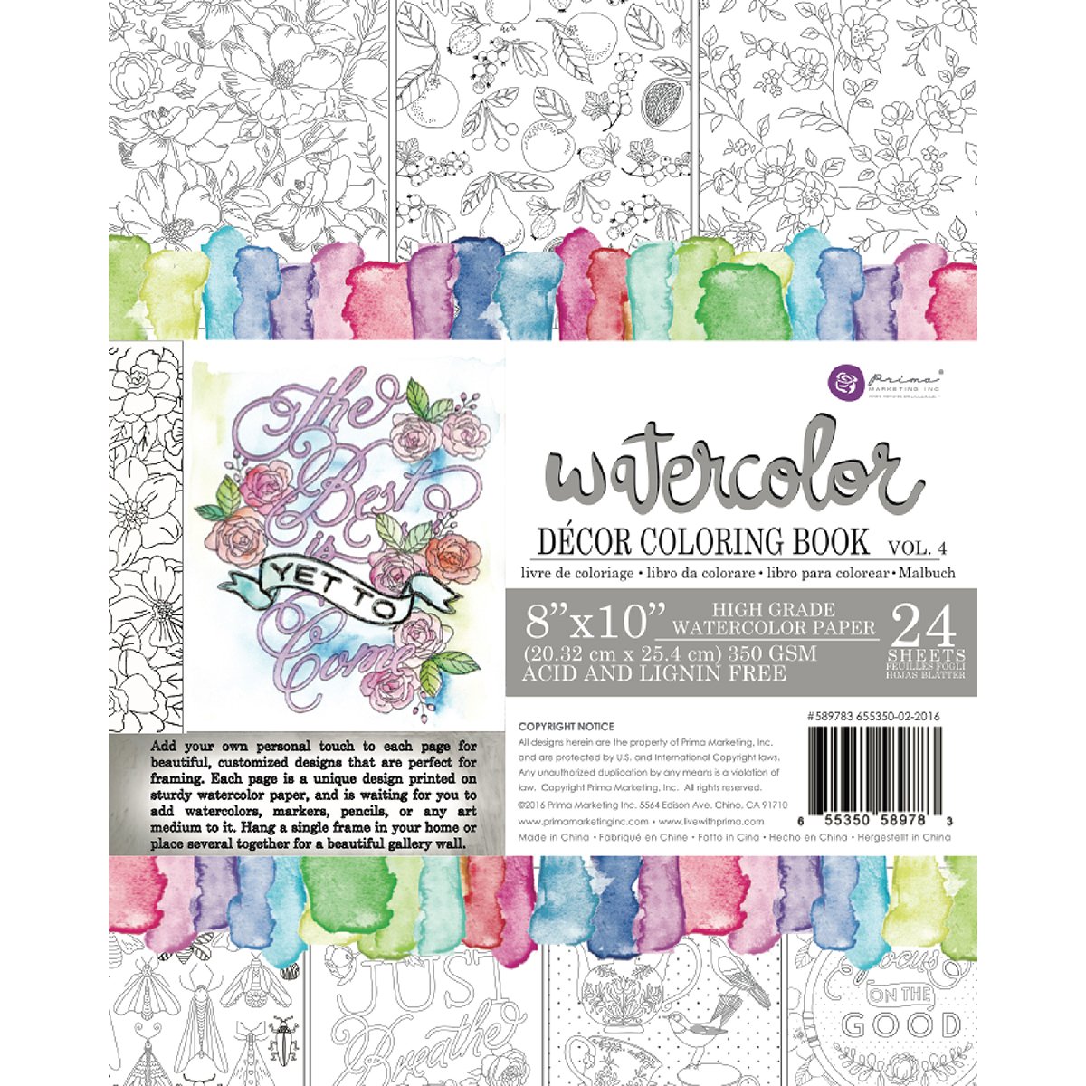 66+ Watercolor Coloring Books For Adults Picture HD