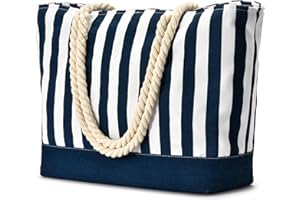 Becokan Beach Bags for Women Waterproof Sandproof Beach Tote Large Pool Swim Bag with Zipper