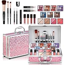 トライアルセット・サンプル NOEVIR ACTRICE MAKEUP KIT 2025 SPRING Color Nymph Starter Makeup Kit for Tweens Girls, Train Case for