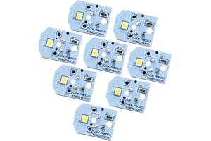 RSOISE WR55X11132 Refrigerator LED Light Fits for GE Refrigerator LED Light Bulb Replace WR55X30602 WR55X26486 (8 Pcs)