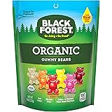 Black Forest Organic Gummy Bears Candy, 8 Ounce, Pack of 6, Assorted Flavors and Colors