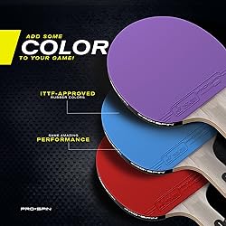 PRO SPIN Ping Pong Paddles - Professional Level