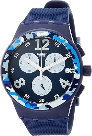 Swatch Reloj Cronógrafo para Hombre de Cuarzo con Correa en ...