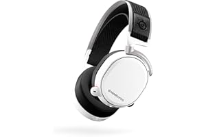 SteelSeries Arctis Pro Wireless - Gaming Headset - Hi-Res Speaker Drivers - Dual Wireless (2.4G & Bluetooth) - Dual Battery System - White