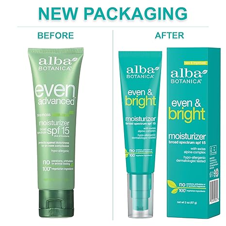 alba even advanced moisturizer spf 15