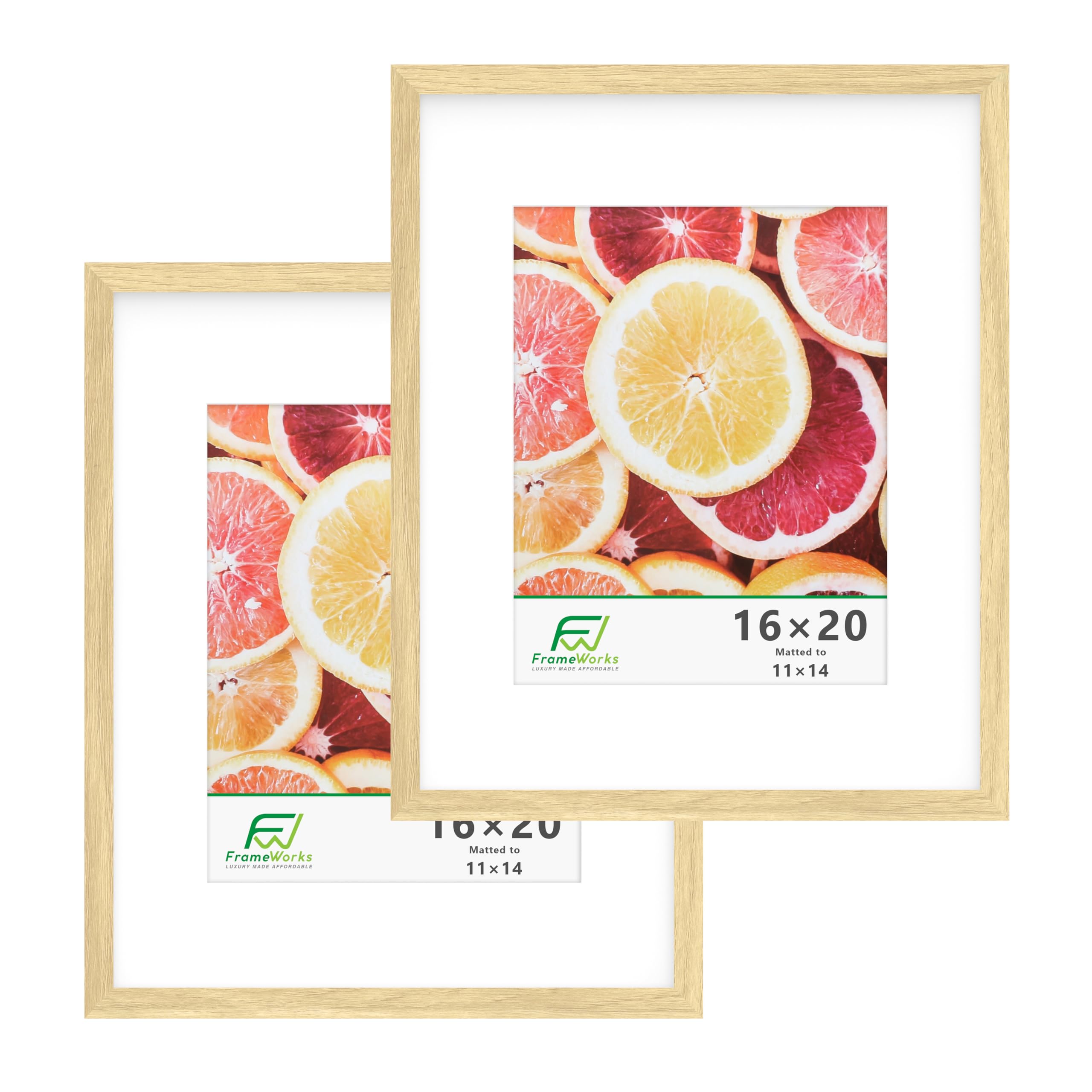FrameWorks 2-Pack, 16x20 Matted to 11x14 Picture