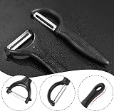 FUYOAL 2 Pcs Y Shaped Swivel Potato Peeler I Shaped Stainless Steel Vegetable view 3