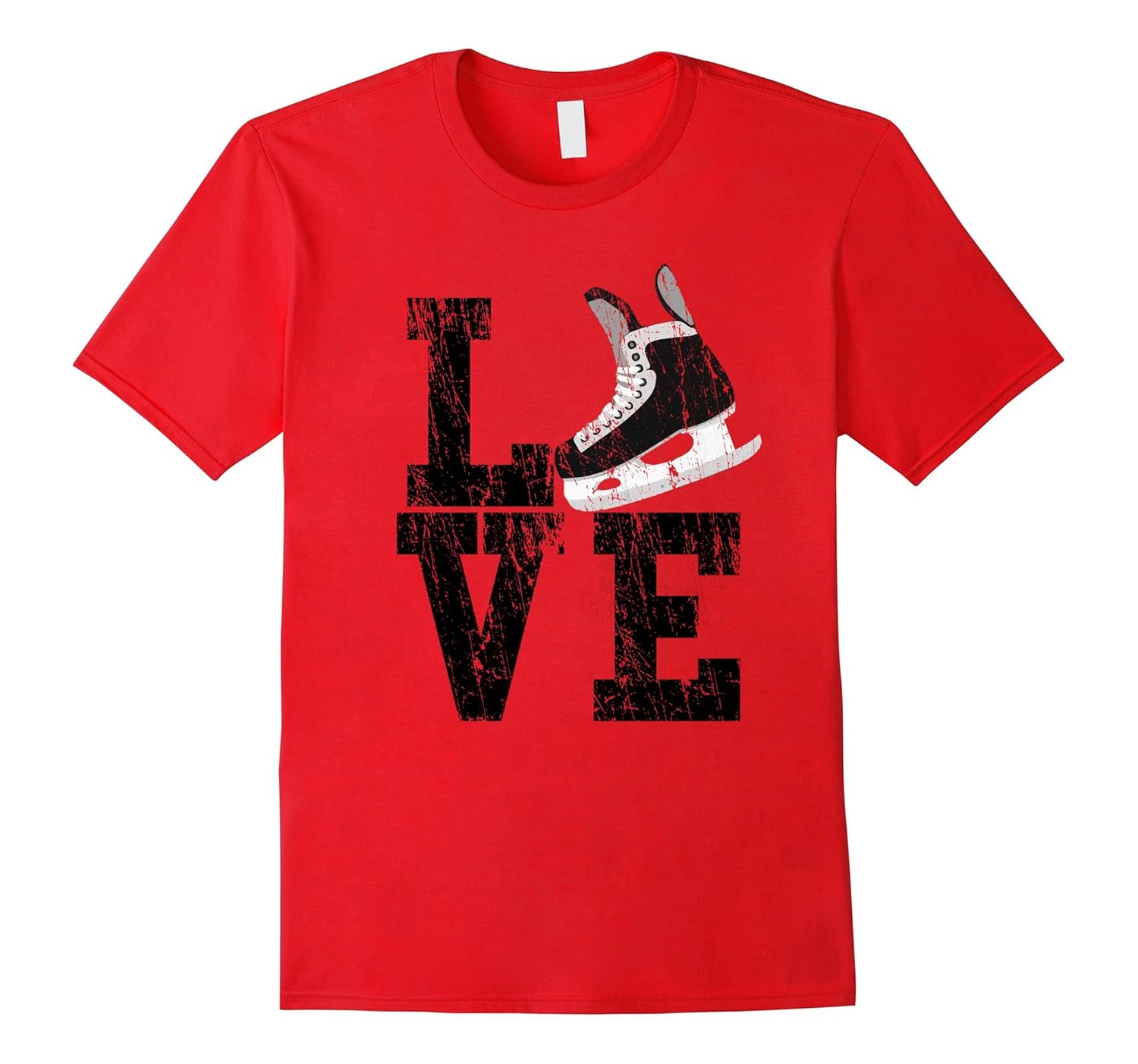 Love Ice Hockey Skating Christmas Gift Vintage Shirt for Boy-ANZ