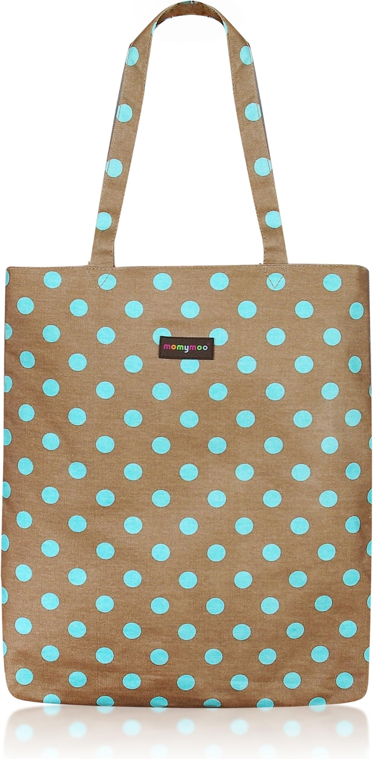 momymoo Matte Coated Oil Cloth Shopper Bag - Polka Dot