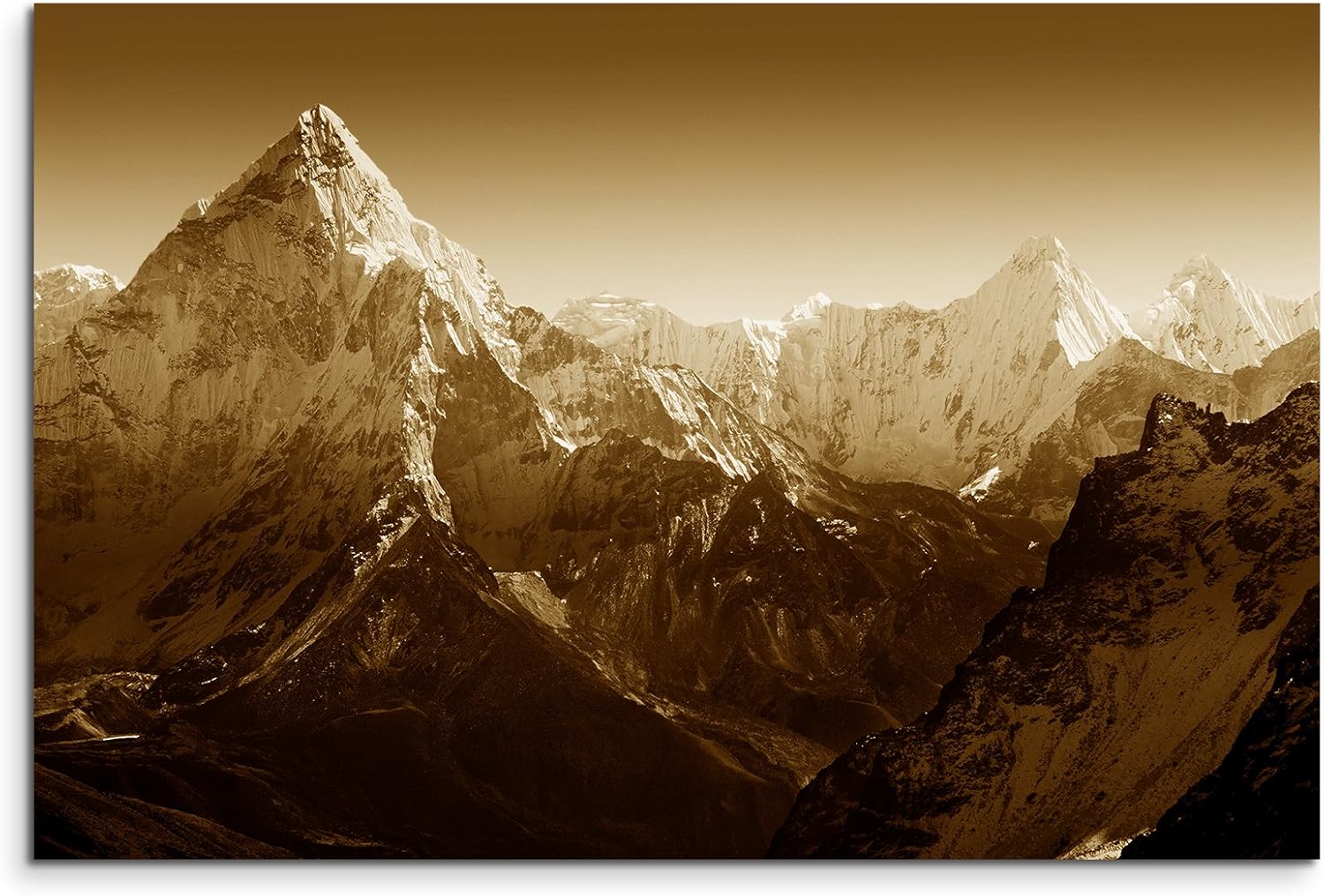 100 X 70 Cm imagen Sepia Mount Everest Nepal: Amazon.es: Juguetes y juegos
