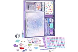GMAOPHY Gifts for Girls Age of 8 9 10 11 12 13 Years Old and Up, Personalized Diary Stuff for Tweens Teens, DIY Journal Set, Decorate Your Planner/Organizer, Journaling Arts Craft Kit, Ideal Girls Toy