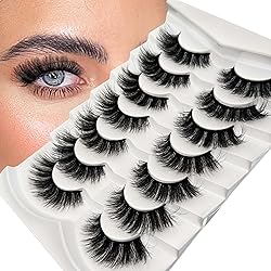 NINGLASH Lashes Strips Cat Eye Fluffy False